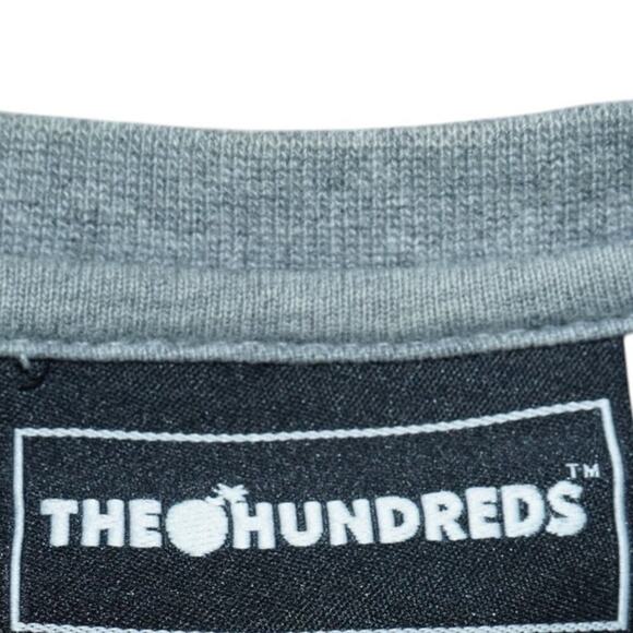 The Hundreds 1980 Gray Crewneck Sweatshirt Size Medium Streetwear Logo Pullover - Picture 5 of 5